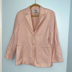 Adolfo Studio Pink Blazer Size 10